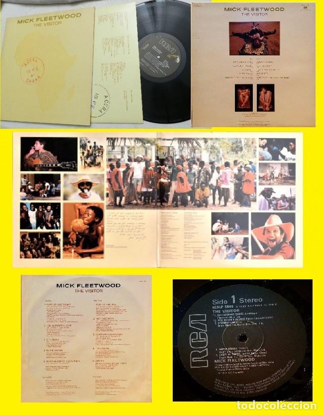 Discos de vinilo: MICK FLEETWOOD - The Visitor 1&ordm; LP ORG EDIT UK, RELIVES, ENCARTE, PETER GREEN, fleetwood mac ! EXC