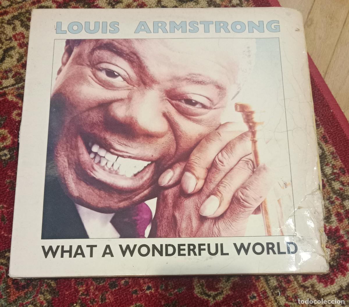 Discos de vinilo: Louis Armstrong &ndash; What A Wonderful World Lp Espa&ntilde;a 1993