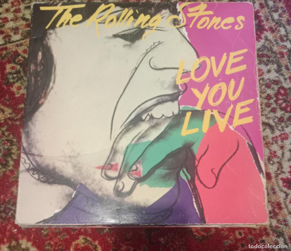 Discos de vinilo: The Rolling Stones &ndash; Love You Live Doble Lp Espa&ntilde;a 1987