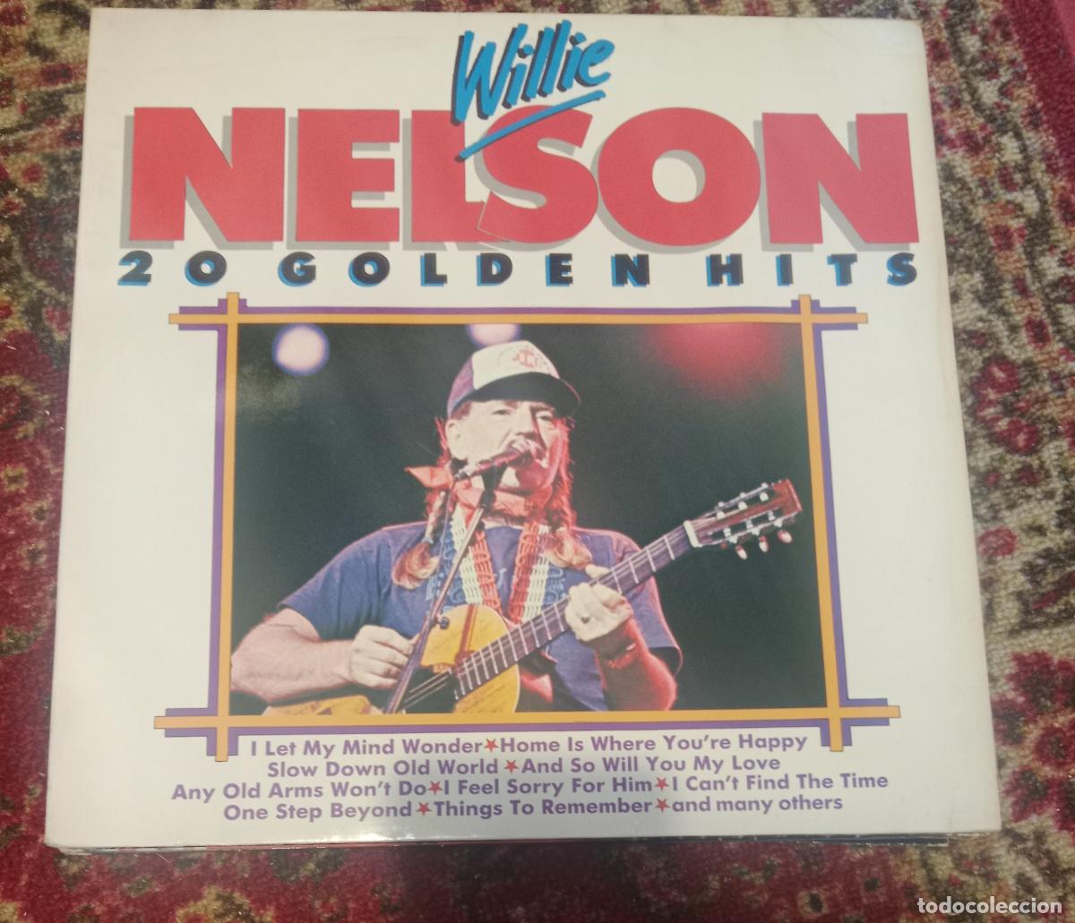 Discos de vinilo: Willie Nelson &ndash; 20 Golden Hits Lp Holanda 80s