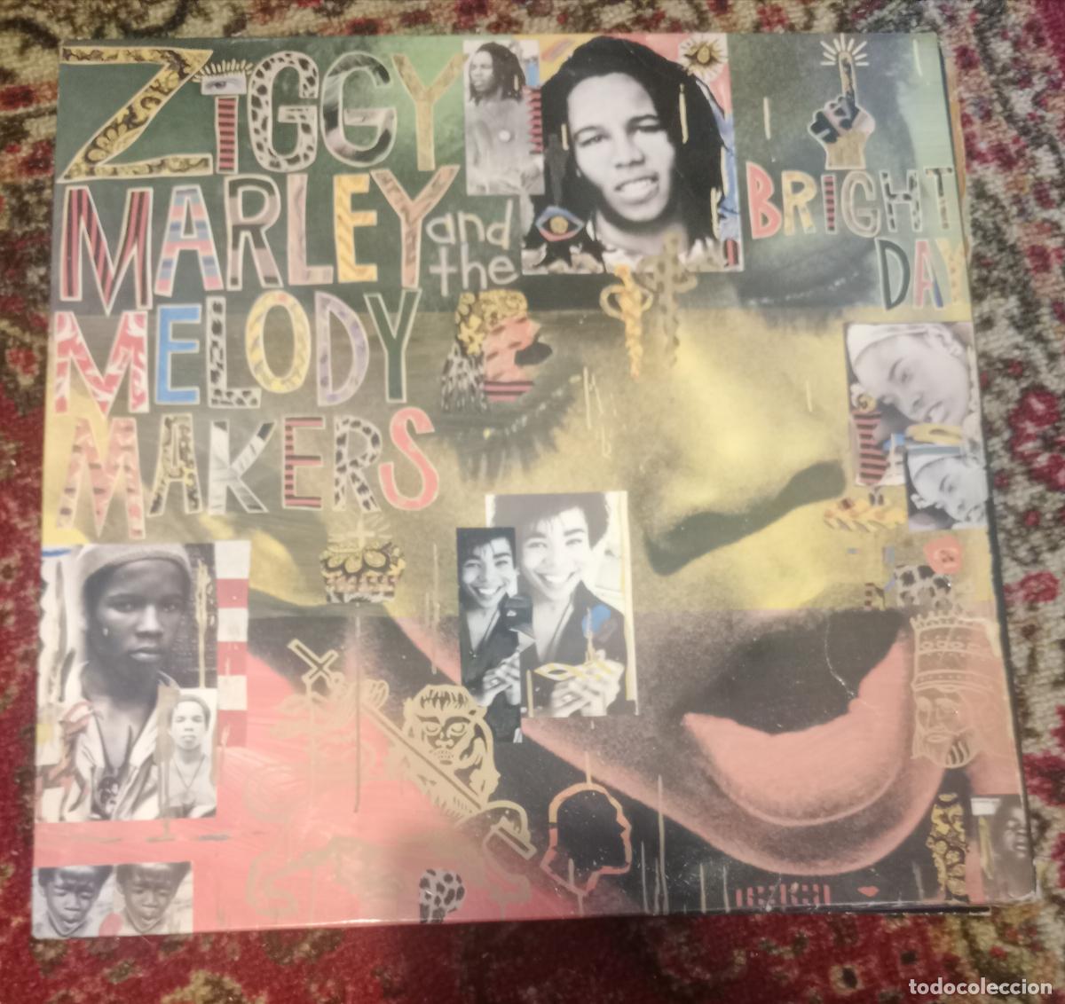 Discos de vinilo: Ziggy Marley And The Melody Makers &ndash; One Bright Day Lp Espa&ntilde;a 1990