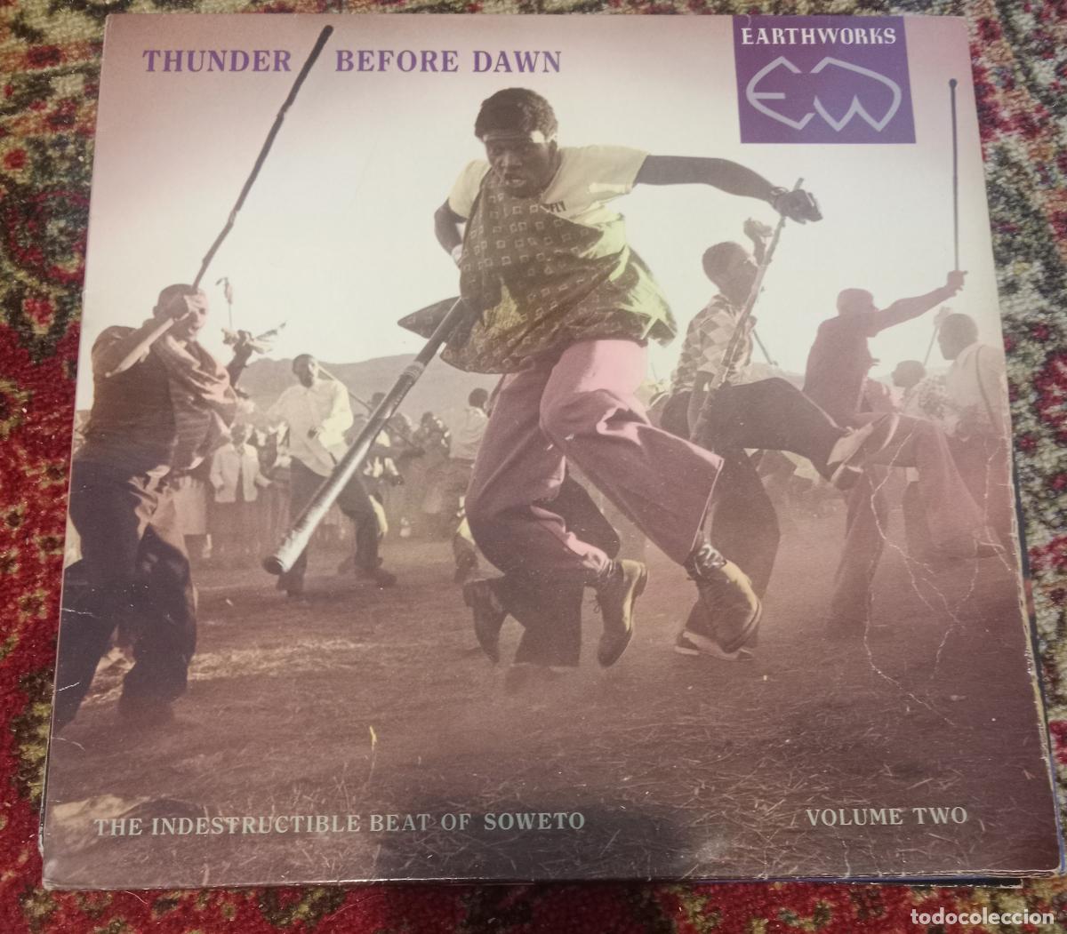 Discos de vinilo: Various &ndash; Thunder Before Dawn; The Indestructible Beat Of Soweto Volume Two Lp Espa&ntilde;a 1988