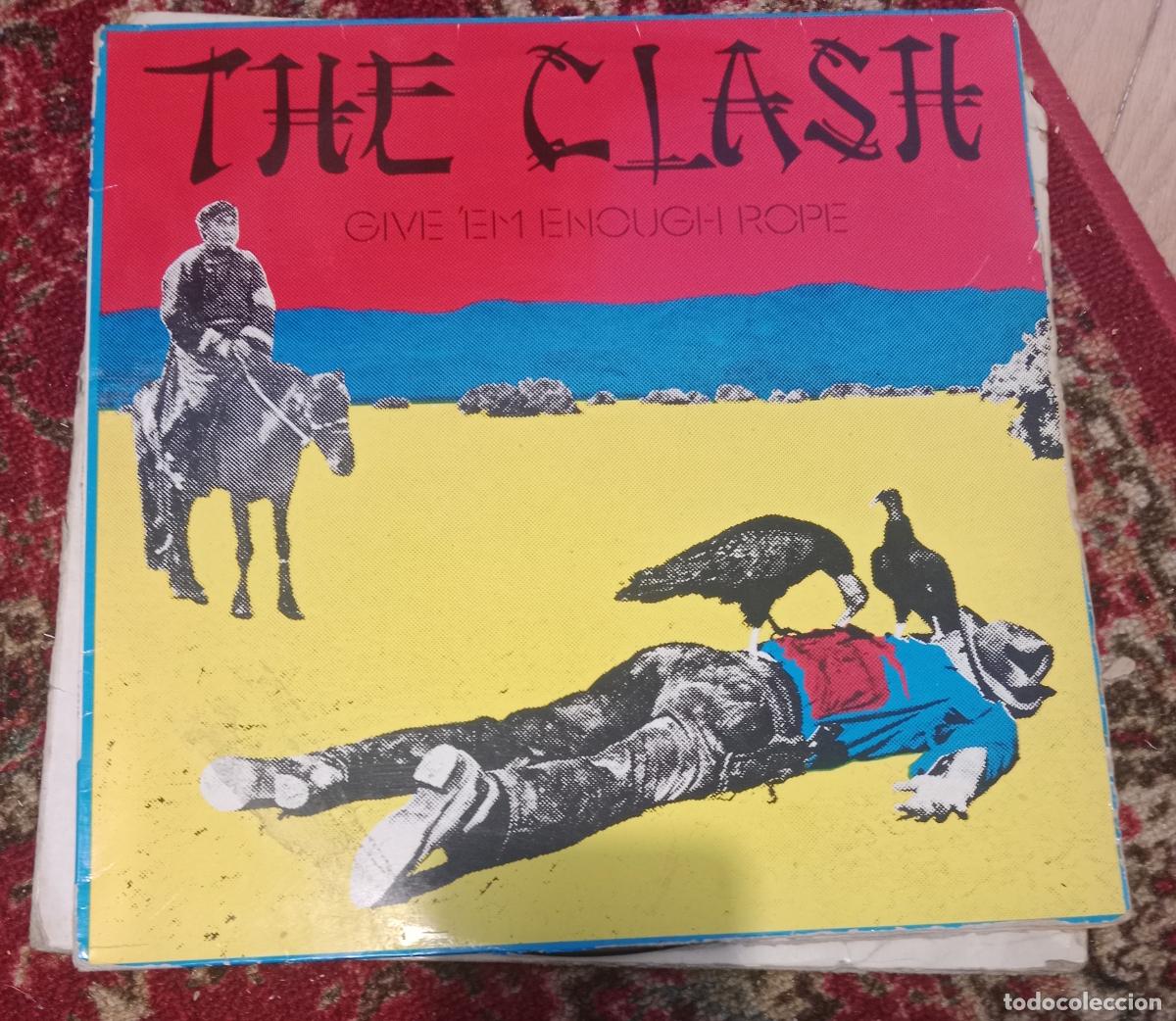 Discos de vinilo: The Clash &ndash; Give 'Em Enough Rope Lp Espa&ntilde;a 1979