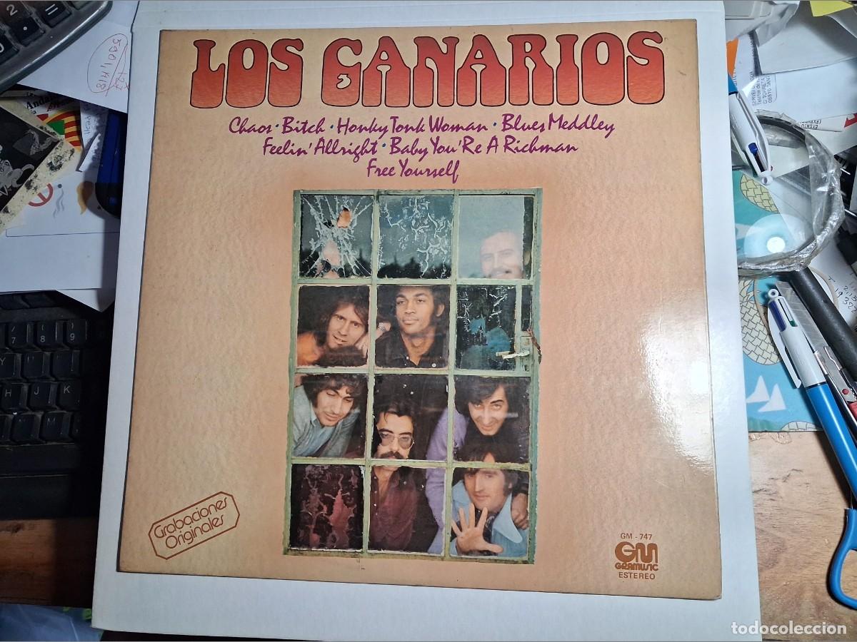 Discos de vinilo: lp los canarios. chaos y otras. granmusic 1976 spain (seminuevo)