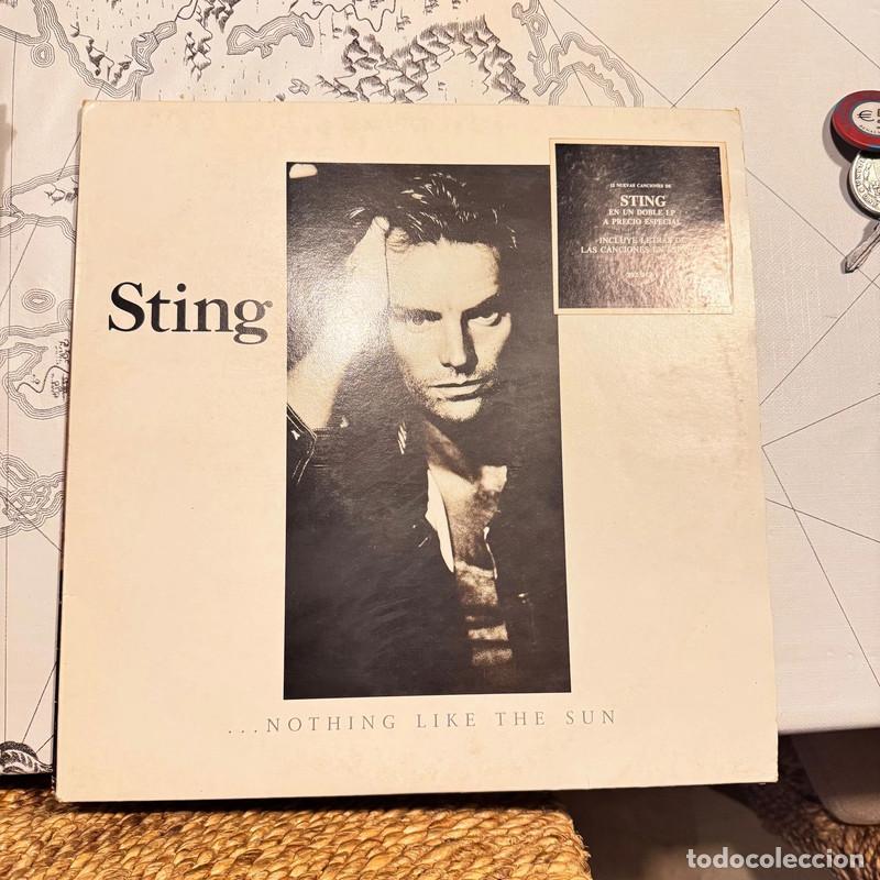 Discos de vinilo: Vinilo Sting ...Nothing Like the Sun Edici&oacute;n Especial Doble LP con Letras en Espa&ntilde;ol