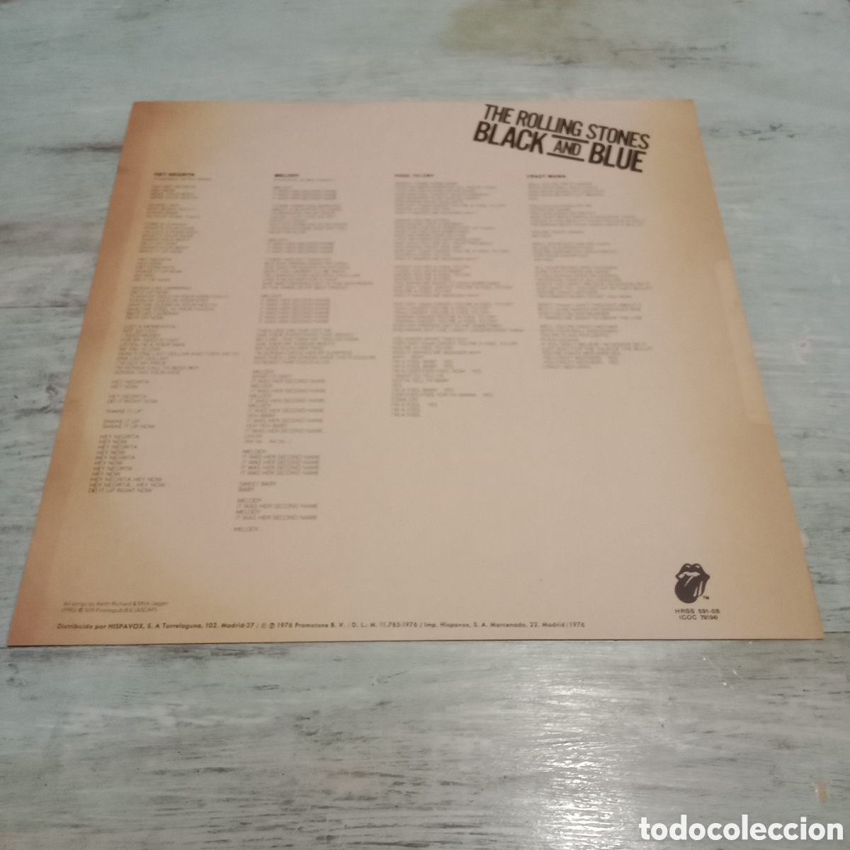 Discos de vinilo: THE ROLLING STONES - BLACK AND BLUE - LP GATEFOLD - Foto 5