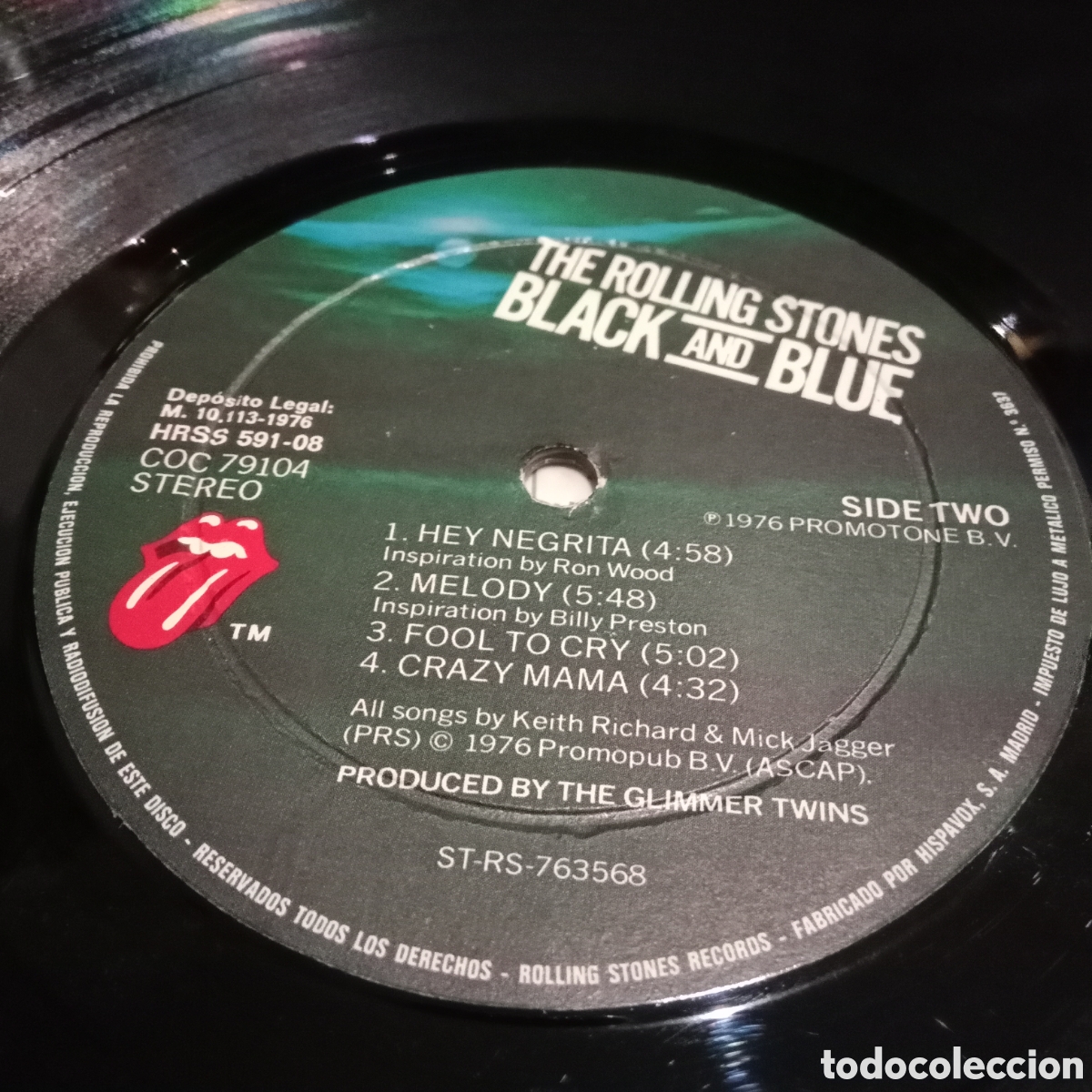 Discos de vinilo: THE ROLLING STONES - BLACK AND BLUE - LP GATEFOLD - Foto 10