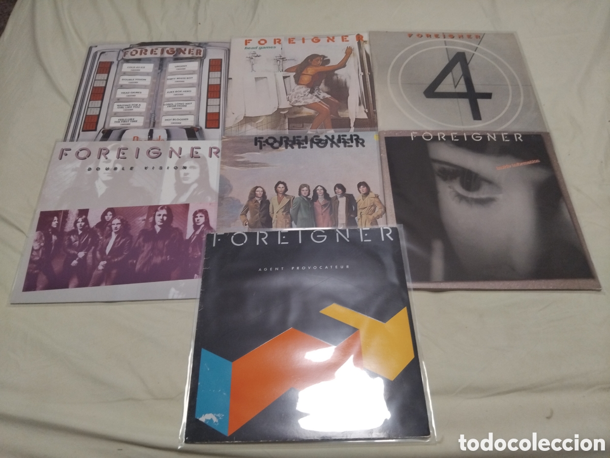 Discos de vinilo: LOTE FOREIGNER 7 LPS VINILOS - Foto 1