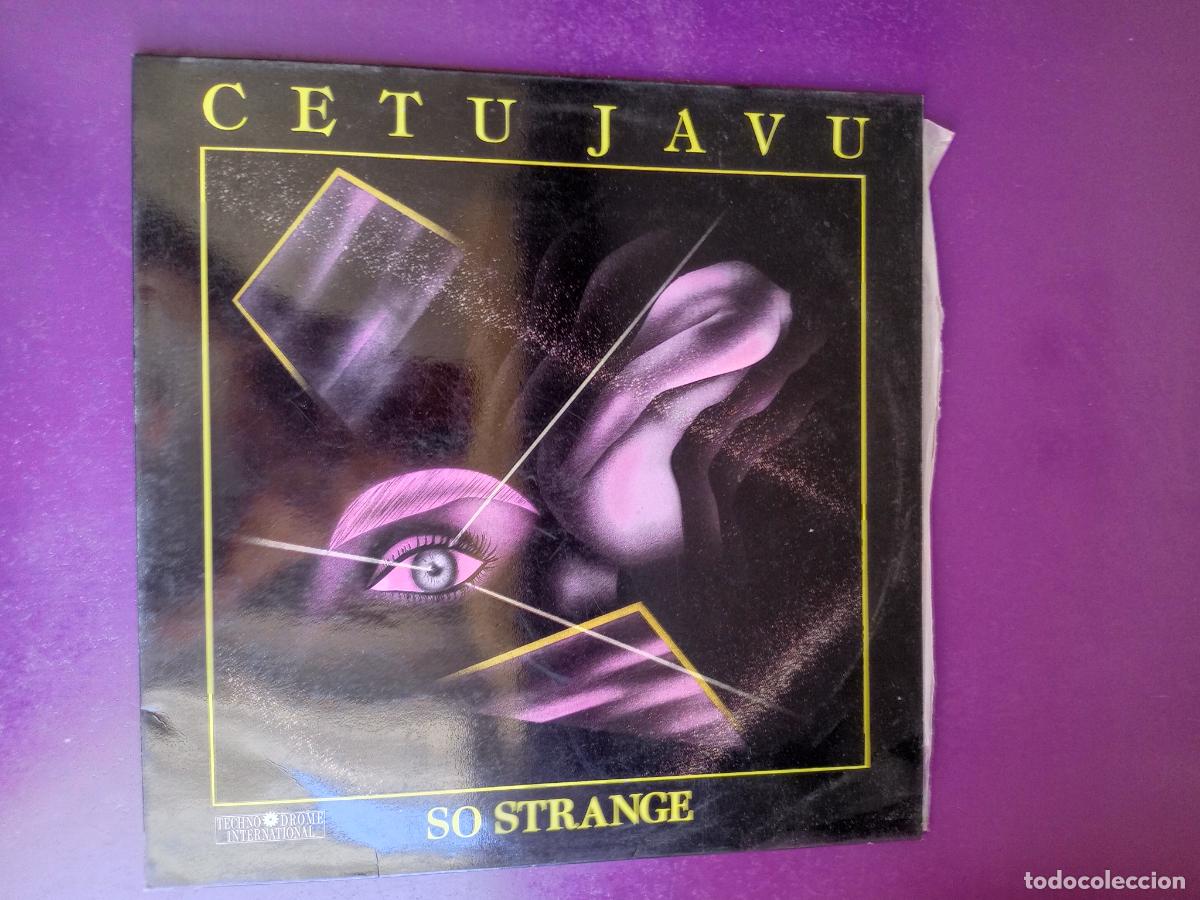 Discos de vinilo: Cetu Javu &lrm;&ndash; So Strange - MAXI BASIC MIX 1990 - EDICION ESPA&Ntilde;OLA SIN APENAS USO - SYNTH POP 90'S