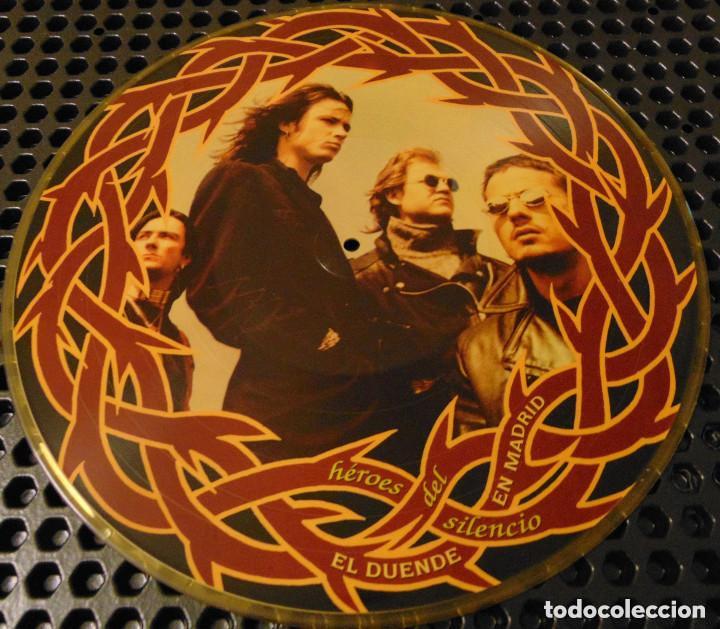 Discos de vinilo: HEROES DEL SILENCIO - EL DUENDE EN MADRID - PICTURE DISC 1994