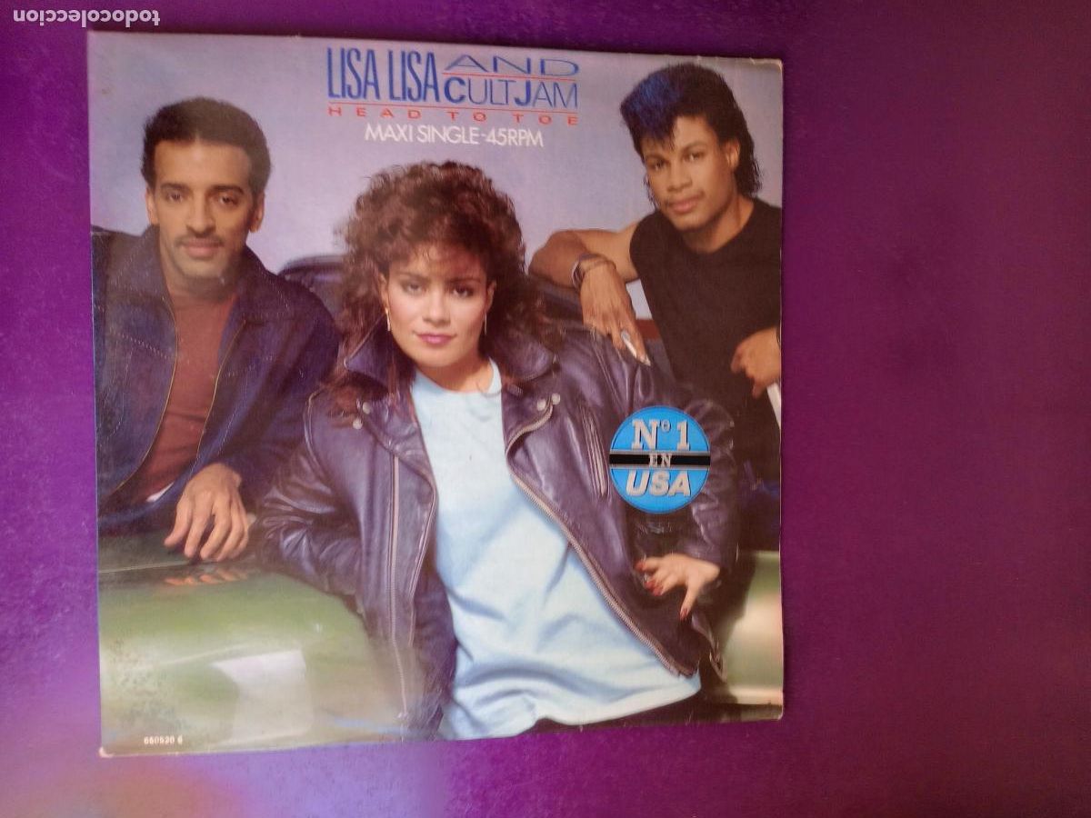 Discos de vinilo: Lisa Lisa And Cult Jam &ndash; Head To Toe - MAXI CBS 1987 - FUNK DISCO ELECTRONICA