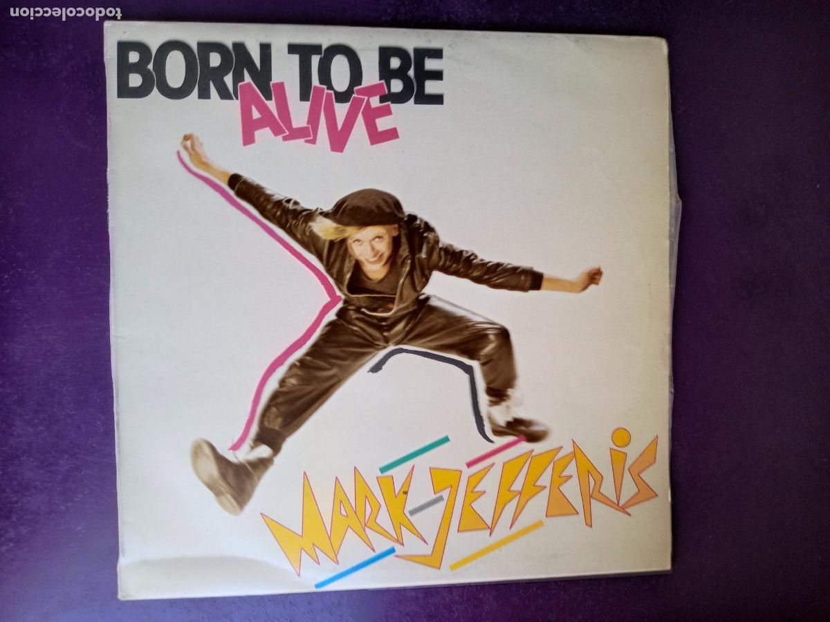 Discos de vinilo: Mark Jefferis &ndash; Born To Be Alive - MAXI PDI 1986 - ITALODISCO DISCO ELECTRONICA