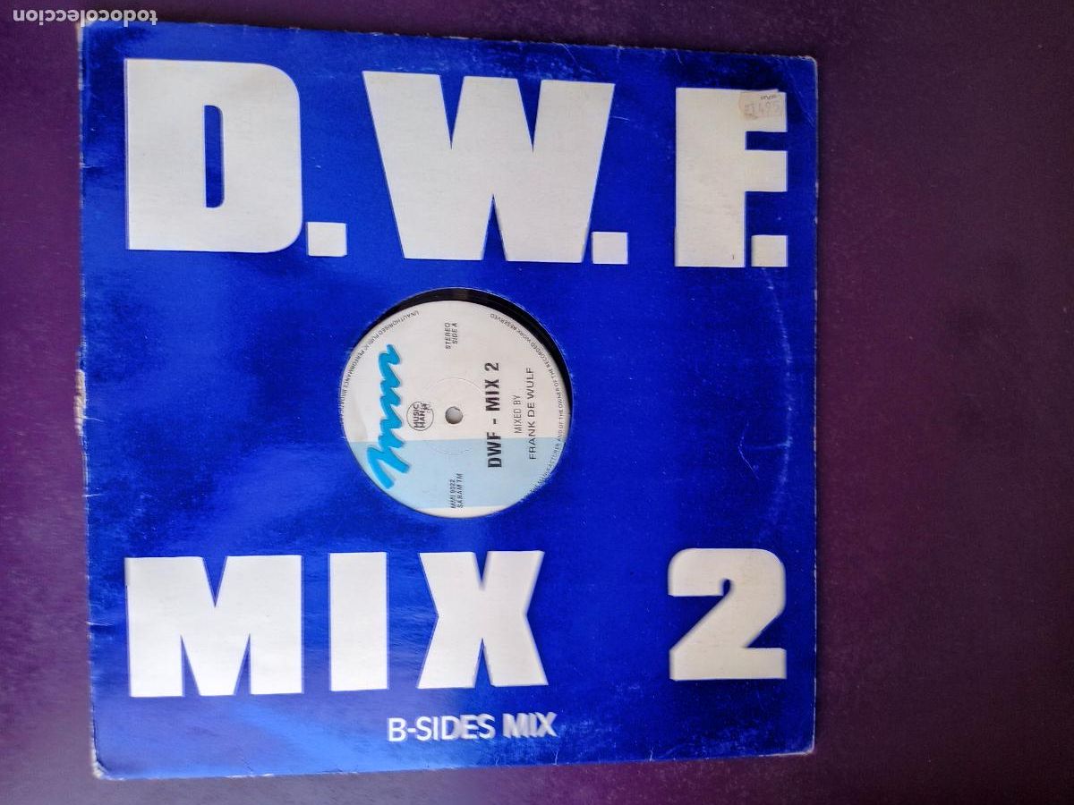 Discos de vinilo: Frank De Wulf / Sherman &lrm;&ndash; D.W.F. Mix 2 - MAXI MUSIC MAN 1990 - ELECTRONICA, 90'S HOUSE -TECHNO