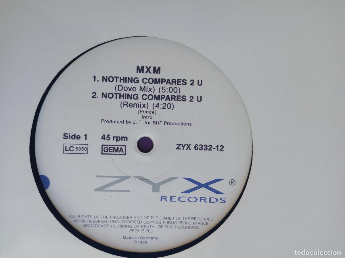 Discos de vinilo: MXM &ndash; Nothing Compares 2 U - MAXI ZYX 1990 ELECTRONICA - DISCO