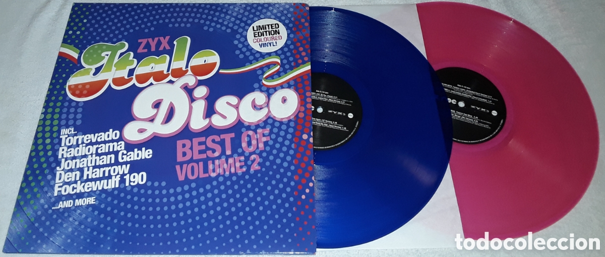 Discos de vinilo: 2 LP - ZYX ITALO DISCO - BEST OF VOLUME 2 - GATEFOLD - LIMITED EDITION