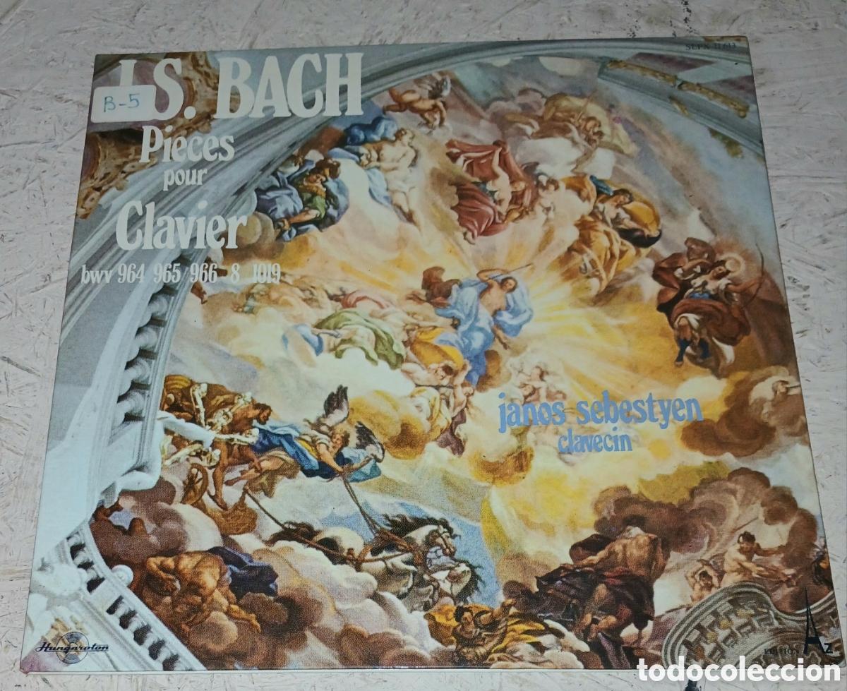 Discos de vinilo: Vinilo LP Box/Gatefold: J.S. Bach: Pi&egrave;ces pour Clavier (BWV 964, 965, 966, 968, 1019) - J&aacute;nos