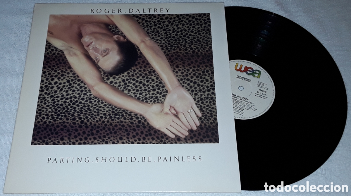 Discos de vinilo: LP - ROGER DALTREY - PARTING SHOULD BE PAINLESS - EDICI&Oacute;N PROMOCIONAL - THE WHO