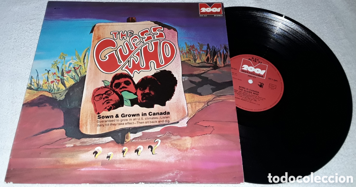 Discos de vinilo: LP - THE GUESS WHO - BORN TO CANADA - MADE IN GERMANY
