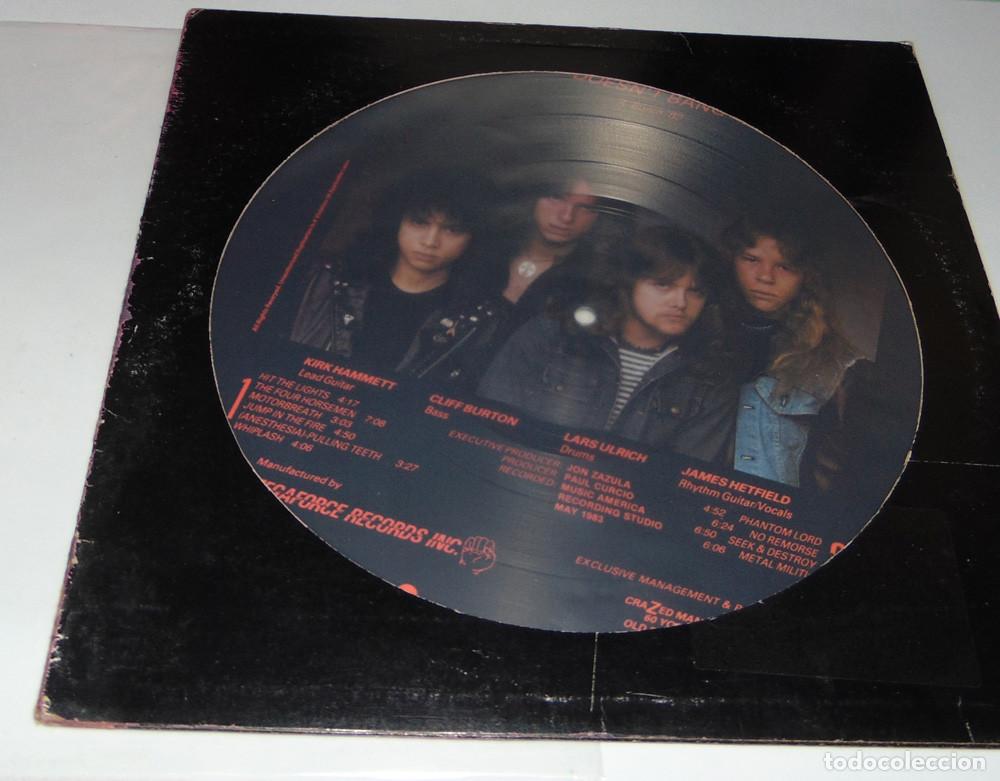 Discos de vinilo: METALLICA - KILL 'EM ALL - EDICI&Oacute;N PICTURE DISC NUMERADA - USA 1983