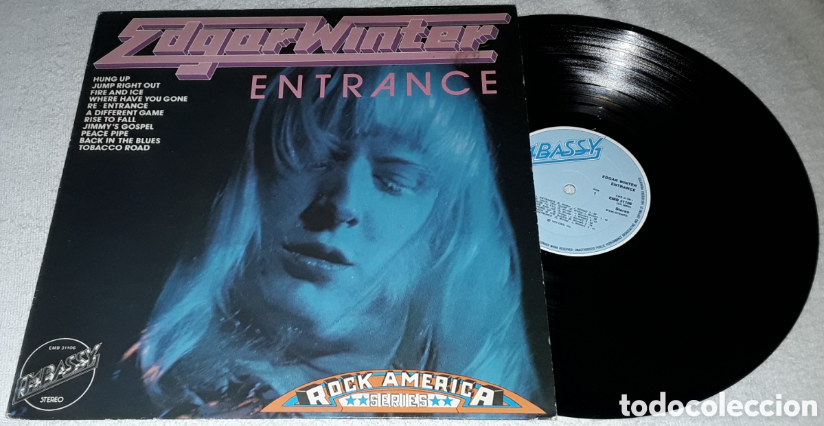 Discos de vinilo: LP - EDGAR WINTER - ENTRANCE - MADE IN HOLLAND