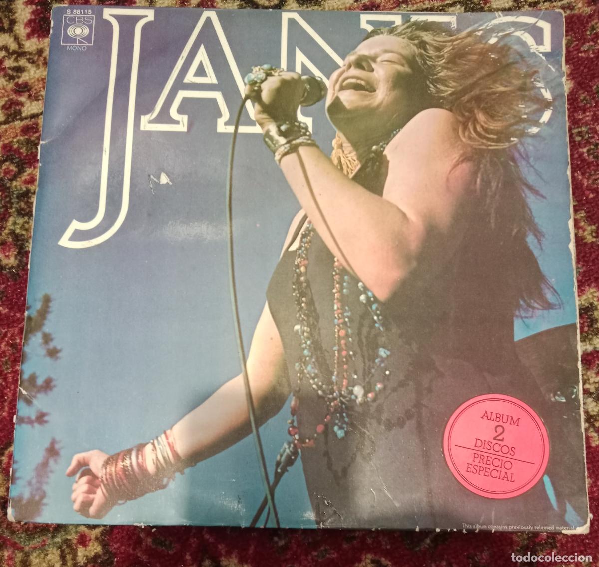 Discos de vinilo: Janis Joplin &ndash; Janis Doble Lp Espa&ntilde;a 1975