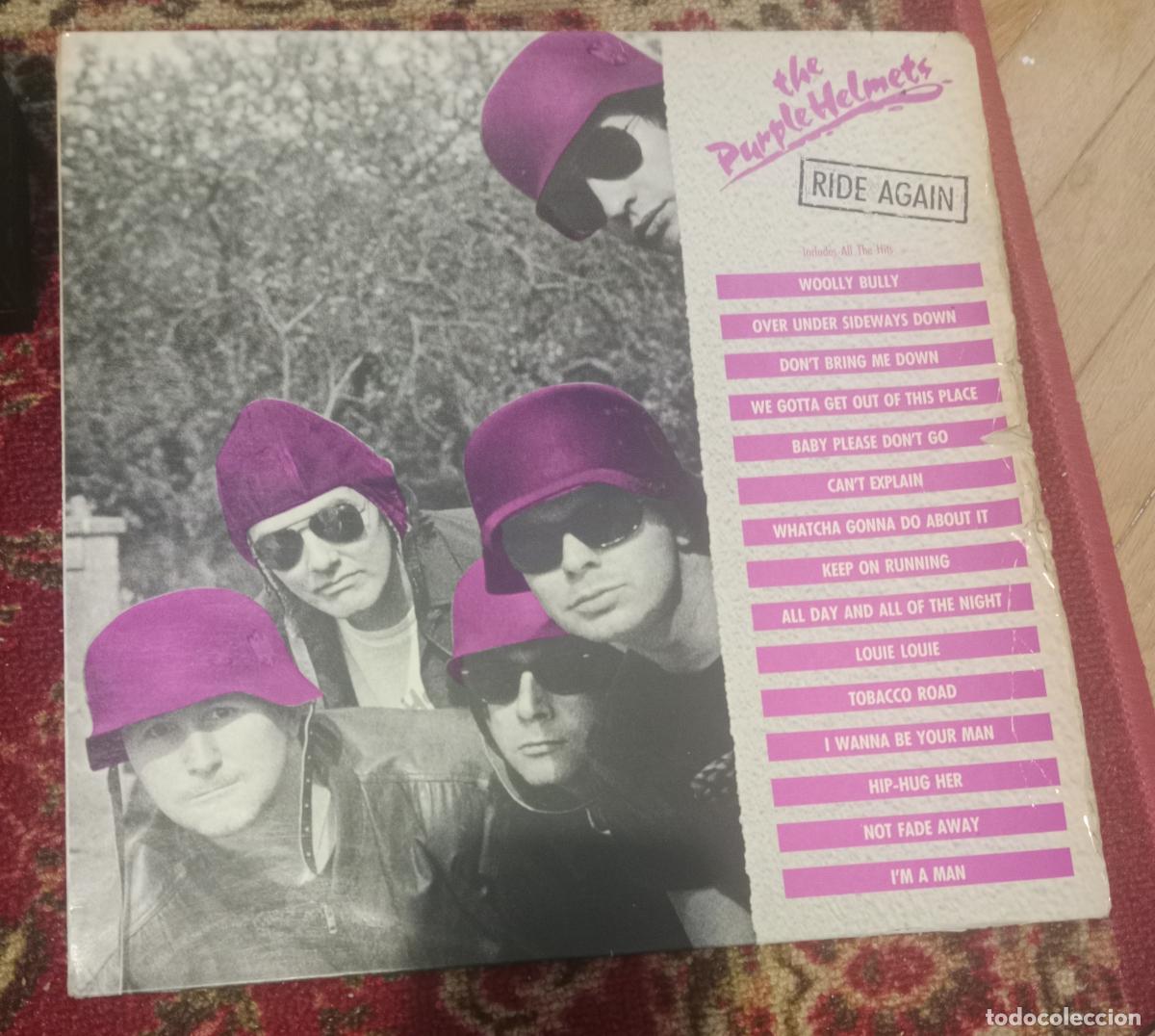 Discos de vinilo: The Purple Helmets &ndash; Ride Again Lp Francia 1988
