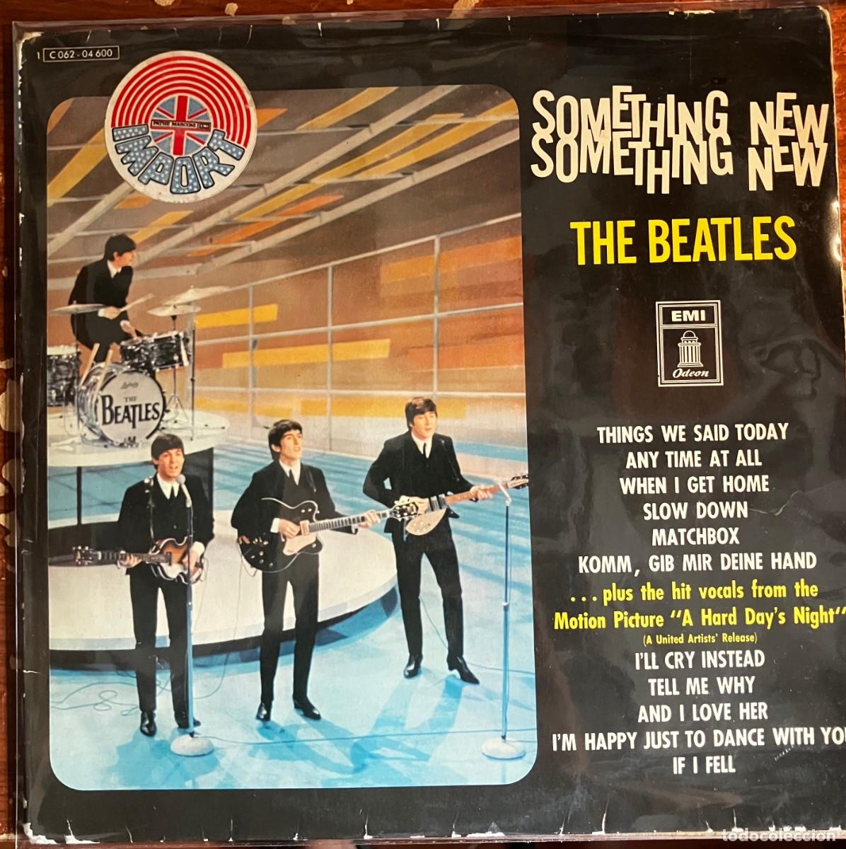 Discos de vinilo: THE BEATLES - SOMETHING NEW, LP edic Germany 1969