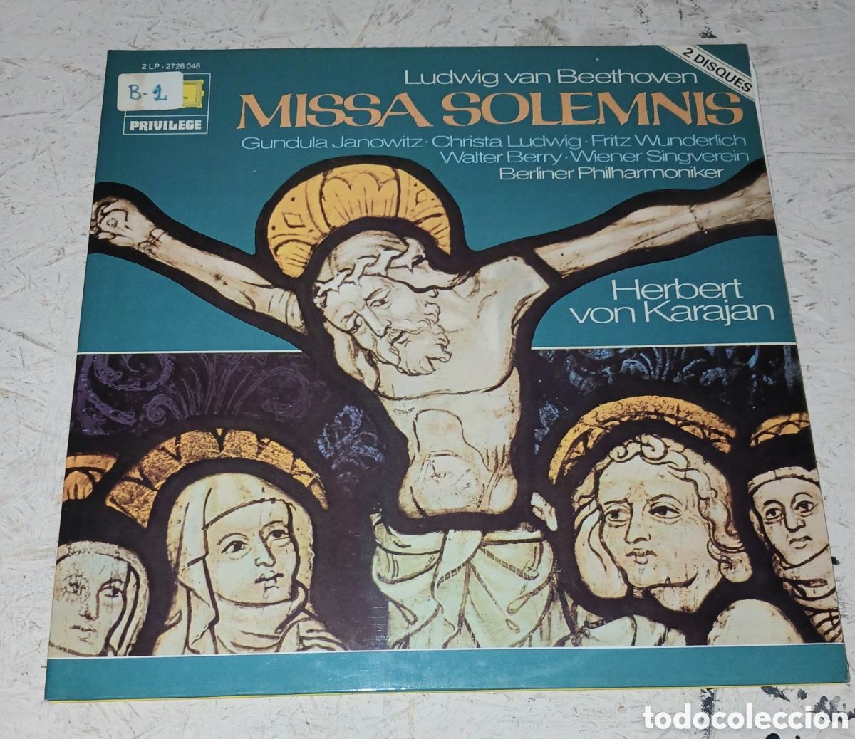 Discos de vinilo: Vinilo 2xLP Gatefold: Ludwig van Beethoven: Missa Solemnis en Re Mayor, Op. 123 - Janowitz, Ludwig,