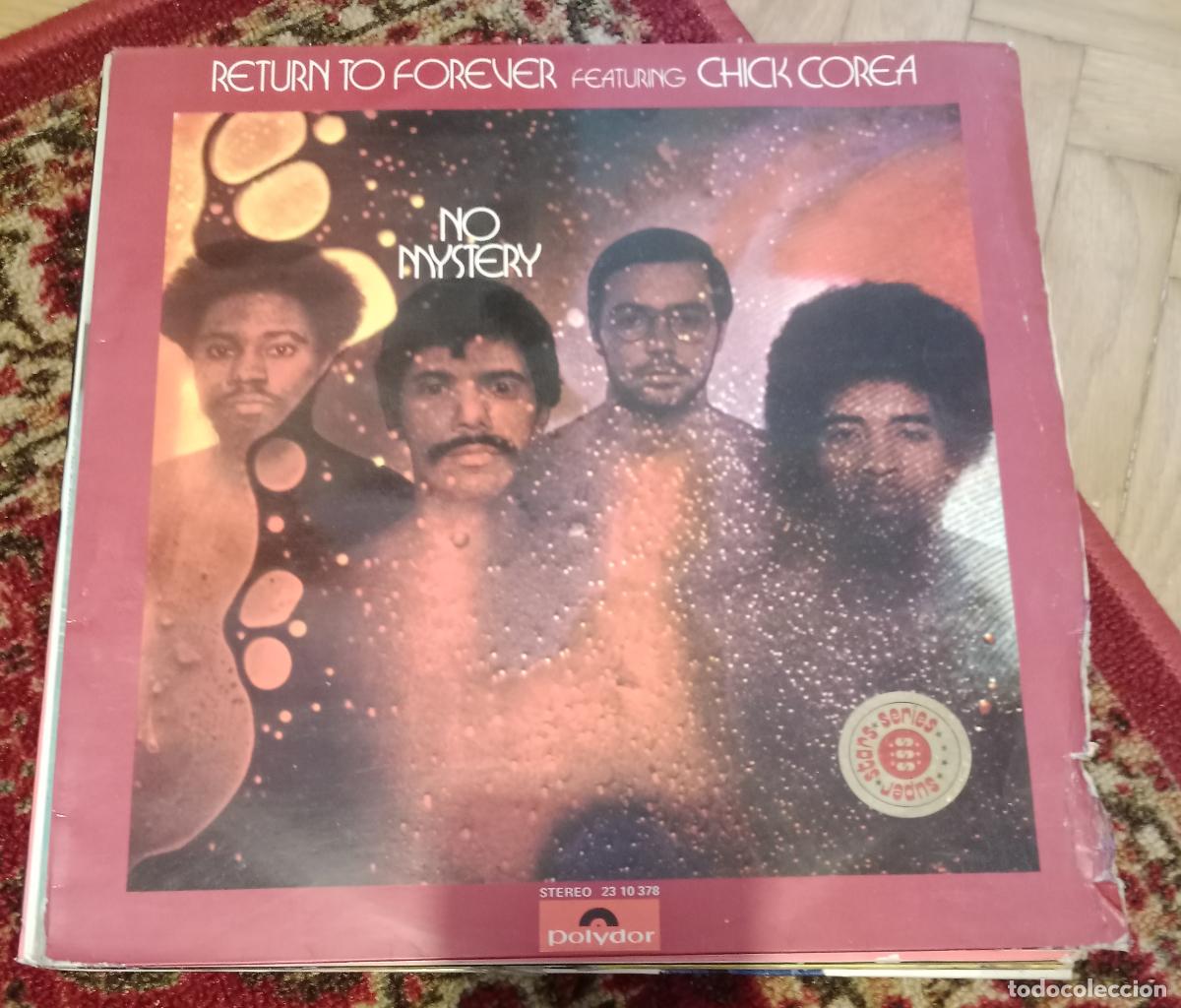Discos de vinilo: Return To Forever Featuring Chick Corea &ndash; No Mystery Lp Espa&ntilde;a 1975