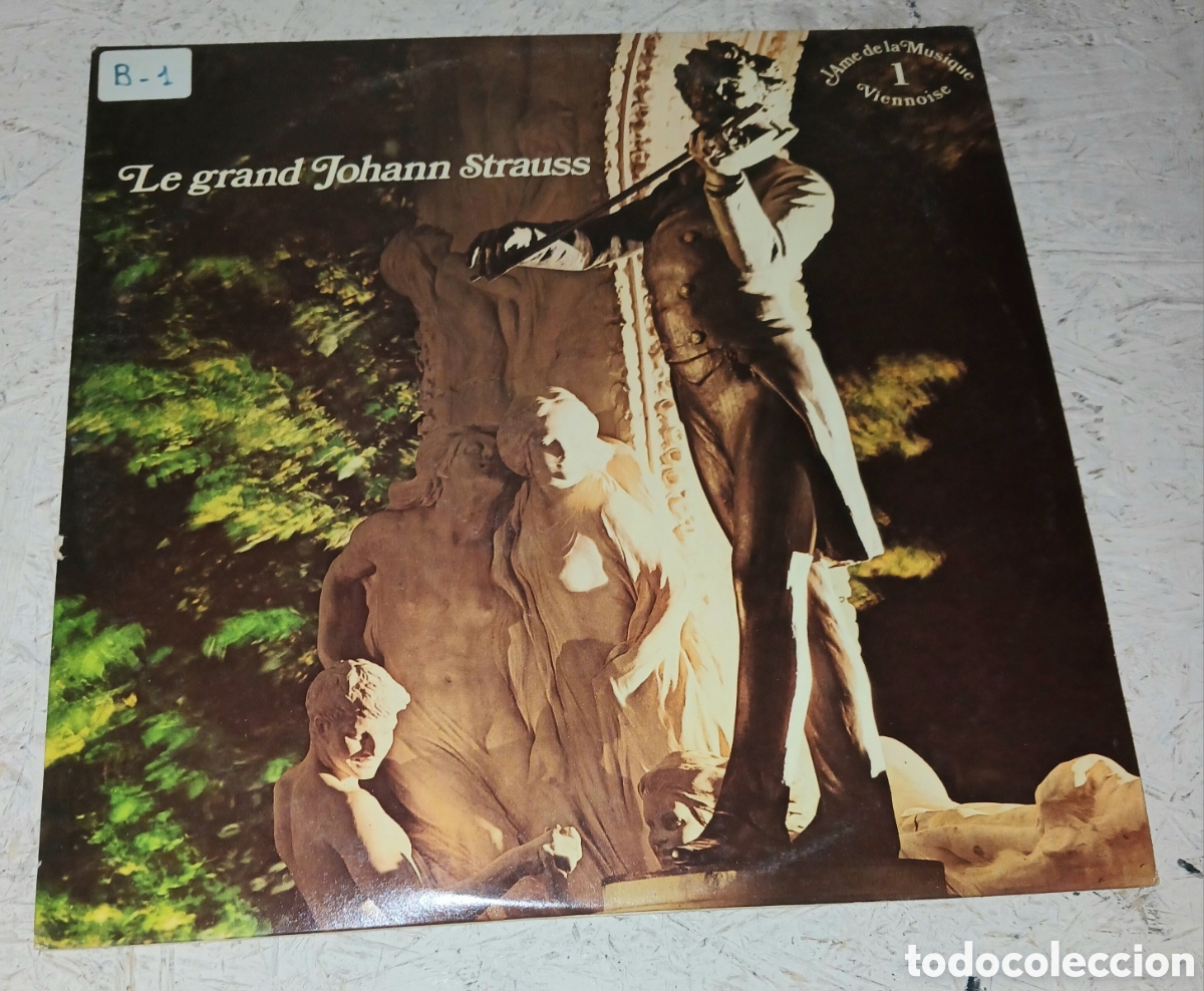 Discos de vinilo: Vinilo LP: Le grand Johann Strauss - Orchestre de l'Op&eacute;ra d'&Eacute;tat de Vienne, Beecham Promenade