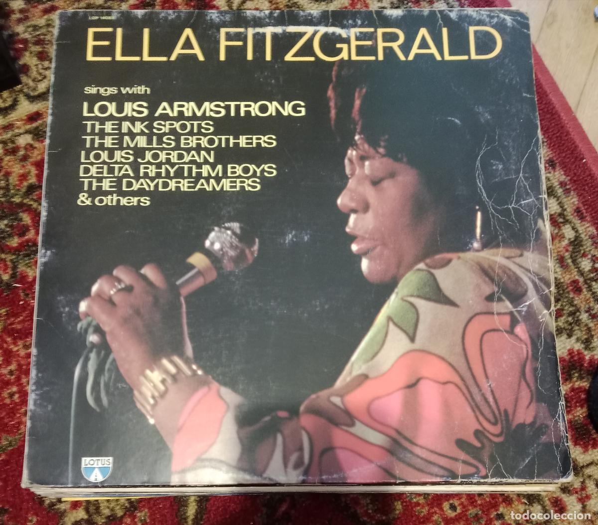Discos de vinilo: Ella Fitzgerald &ndash; Ella Fitzgerald (Sings With...) Lp Italia 1984