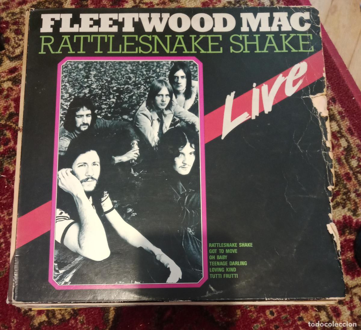 Discos de vinilo: Fleetwood Mac &ndash; Rattlesnake Shake - &rdquo;Live&rdquo; Lp Europa 1986