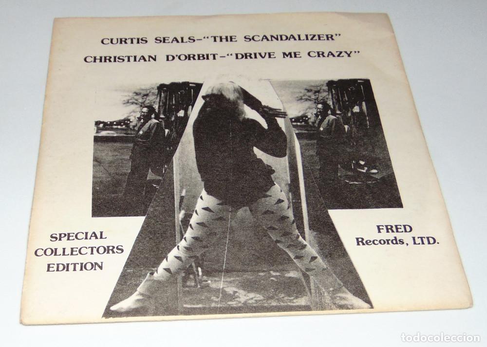Discos de vinilo: Curtis Seals / Christian D'Orbit &ndash; The Scandalizer / Drive Me Crazy - FRED RECORDS 1979