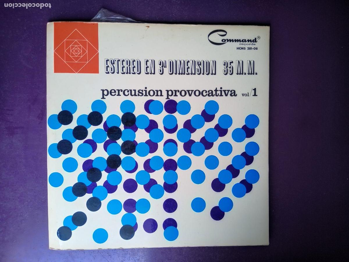 Discos de vinilo: ENOCH LIGHT - Percusion Provocativa 1 - LP COMMAND HISPAVOX 1964 - LOUNGE JAZZ POP, SPACE AGE