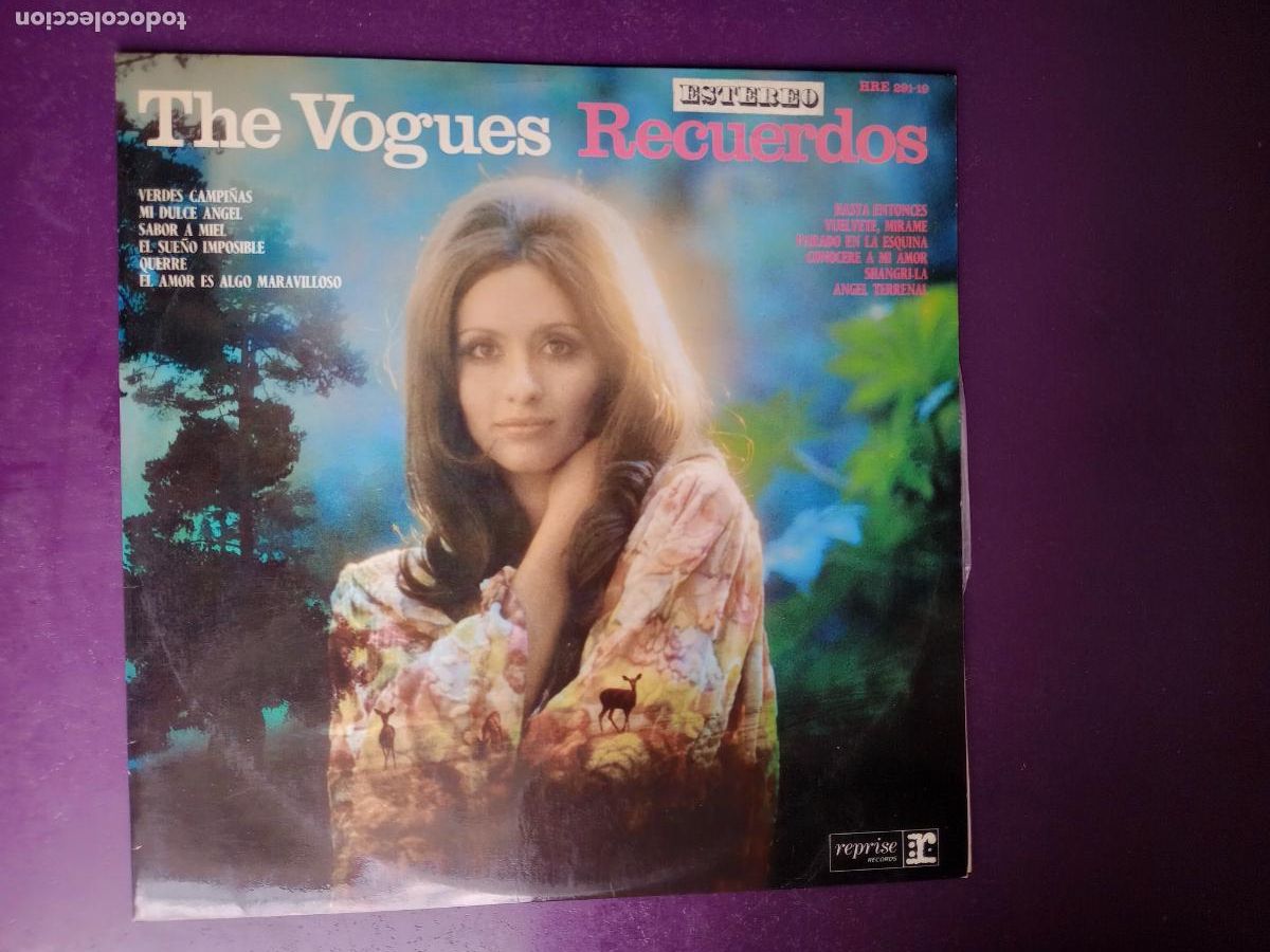 Discos de vinilo: THE VOGUES &lrm;&ndash; RECUERDOS - LP HISPAVOX 1969 - LOUNGE SUNSHINE POP 60'S, VINILO SIN APENAS USO,