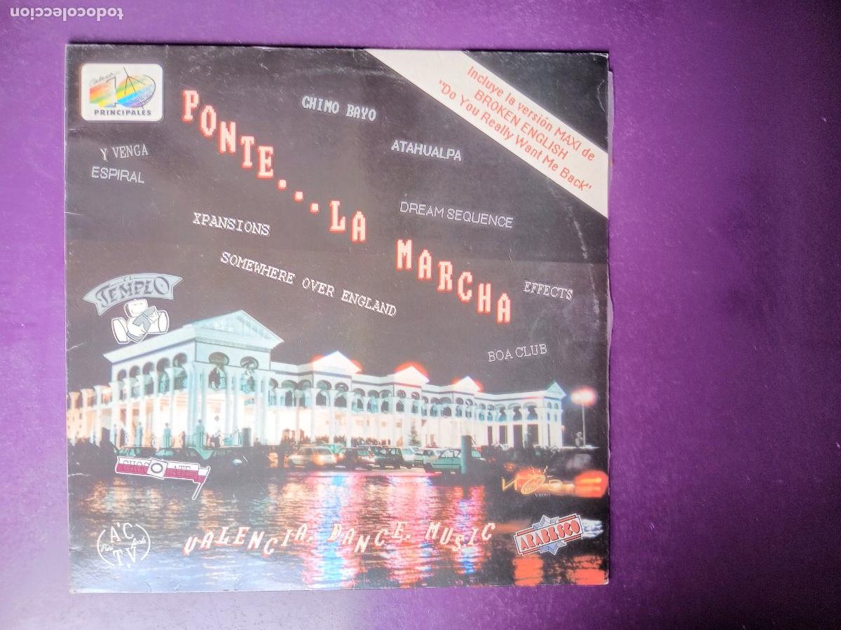 Discos de vinilo: Ponte... La Marcha - LP BOY 1991 - CHIMO BAYO, ESPIRAL, XPANSIONS, RECOP 10 TEMAS ELECTRONICA 90'S