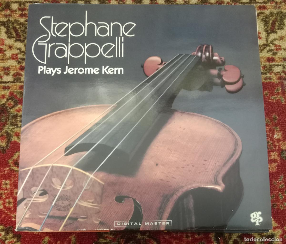 Discos de vinilo: St&eacute;phane Grappelli &ndash; St&eacute;phane Grappelli Plays Jerome Kern Lp Suiza 1987