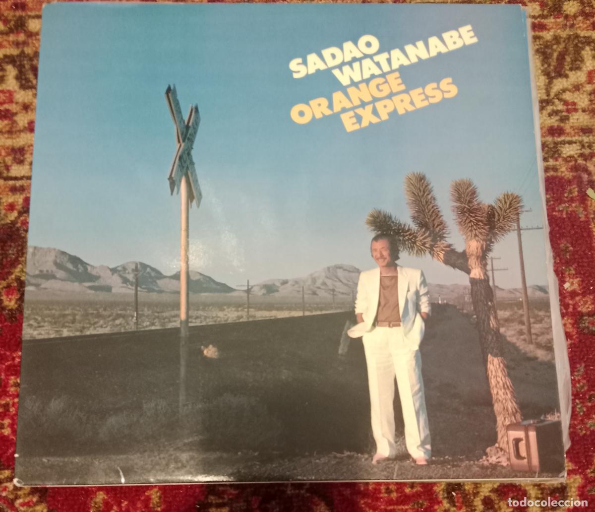 Discos de vinilo: Sadao Watanabe &ndash; Orange Express Lp Espa&ntilde;a 1981