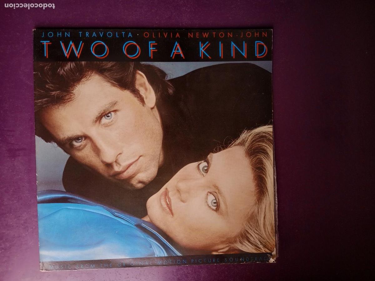 Discos de vinilo: Two Of A Kind -TAL PARA CUAL - LP EMI 1983, BSO CINE - TRAVOLTA, OLIVIA NEWTON JOHN, ETC