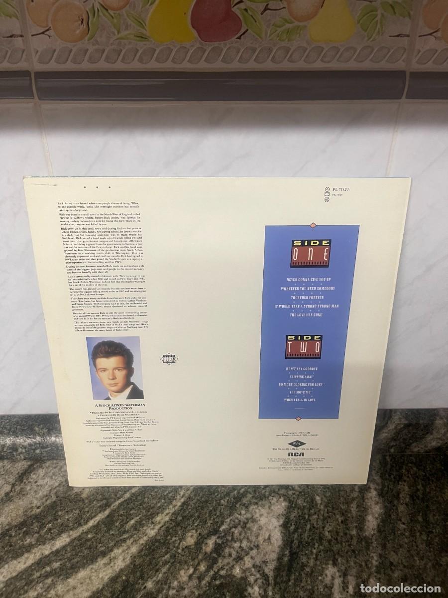 Discos de vinilo: Rick Astley Whenever You Need Somebody - Foto 2