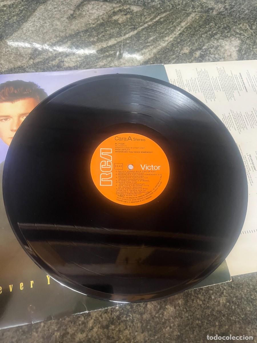 Discos de vinilo: Rick Astley Whenever You Need Somebody - Foto 5