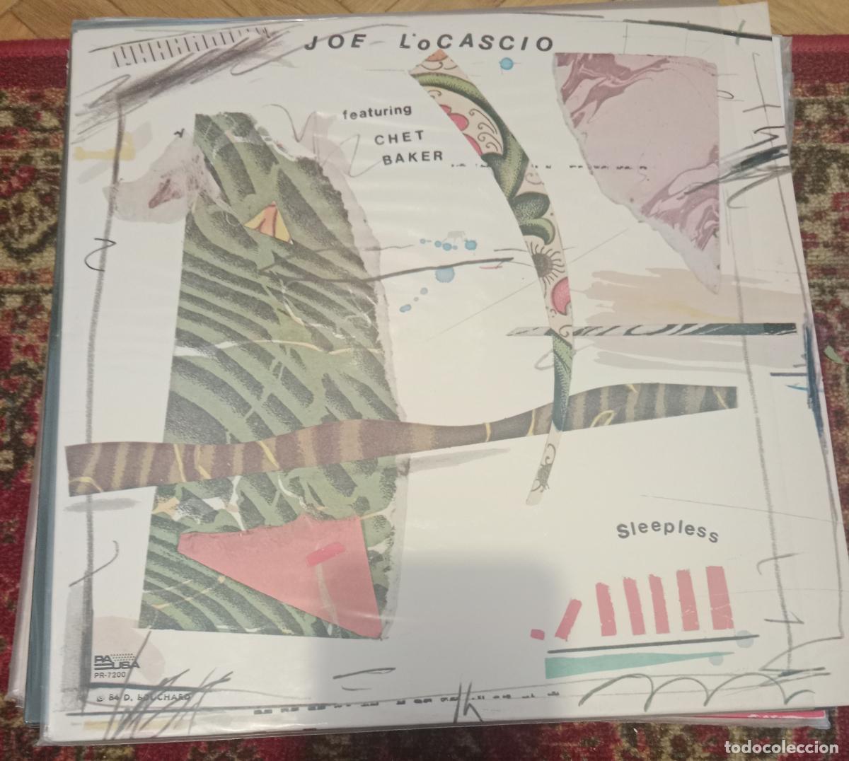 Discos de vinilo: Joe Locascio Featuring Chet Baker &ndash; Sleepless Lp EEUU 1986