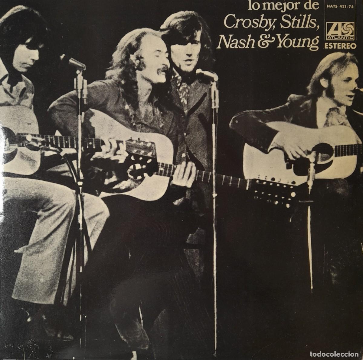 Discos de vinilo: Lo mejor de CROSBY, STILLS, NASH & YOUNG. LP Atlantic 1971