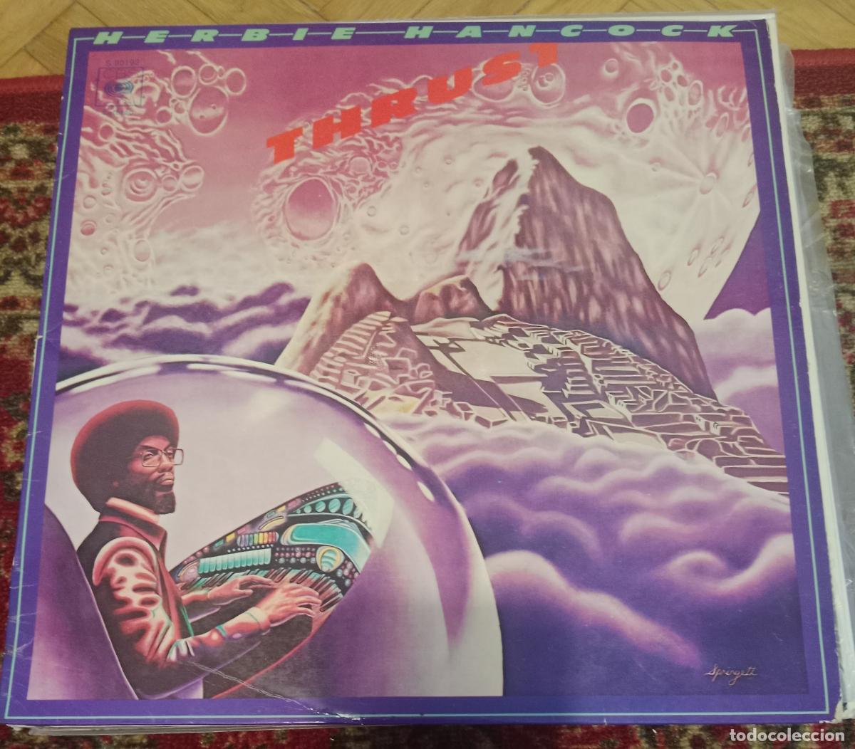Discos de vinilo: Herbie Hancock &ndash; Thrust Lp Espa&ntilde;a 1975