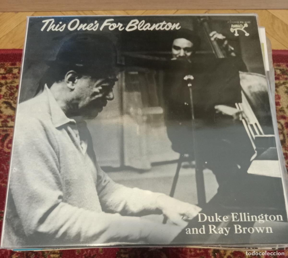 Discos de vinilo: Duke Ellington And Ray Brown &ndash; This One's For Blanton Lp Espa&ntilde;a 1981