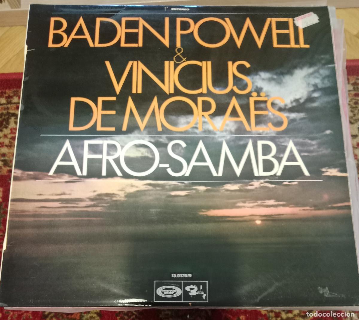 Discos de vinilo: Baden Powell & Vinicius De Moraes &ndash; Afro-Samba Lp Espa&ntilde;a 1972