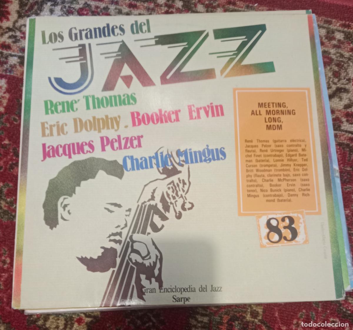 Discos de vinilo: Ren&eacute; Thomas / Jacques Peltzer / Charlie Mingus... &ndash; Los Grandes Del Jazz Lp Espa&ntilde;a 1982