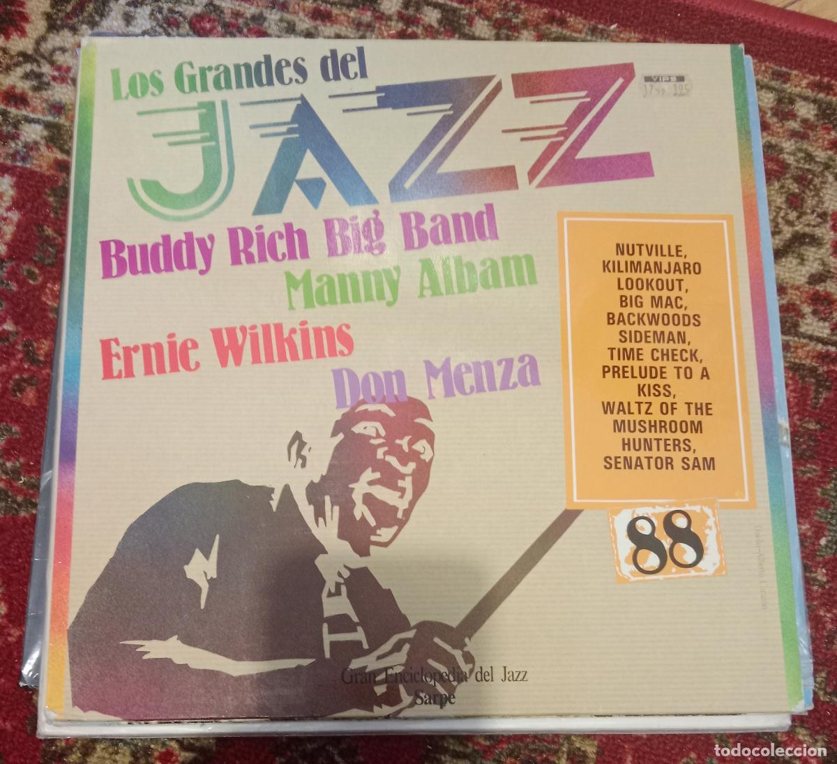 Discos de vinilo: Buddy Rich Big Band / Manny Albam / Ernie Wilkins &ndash; Los Grandes Del Jazz 88 Lp Espa&ntilde;a 1982