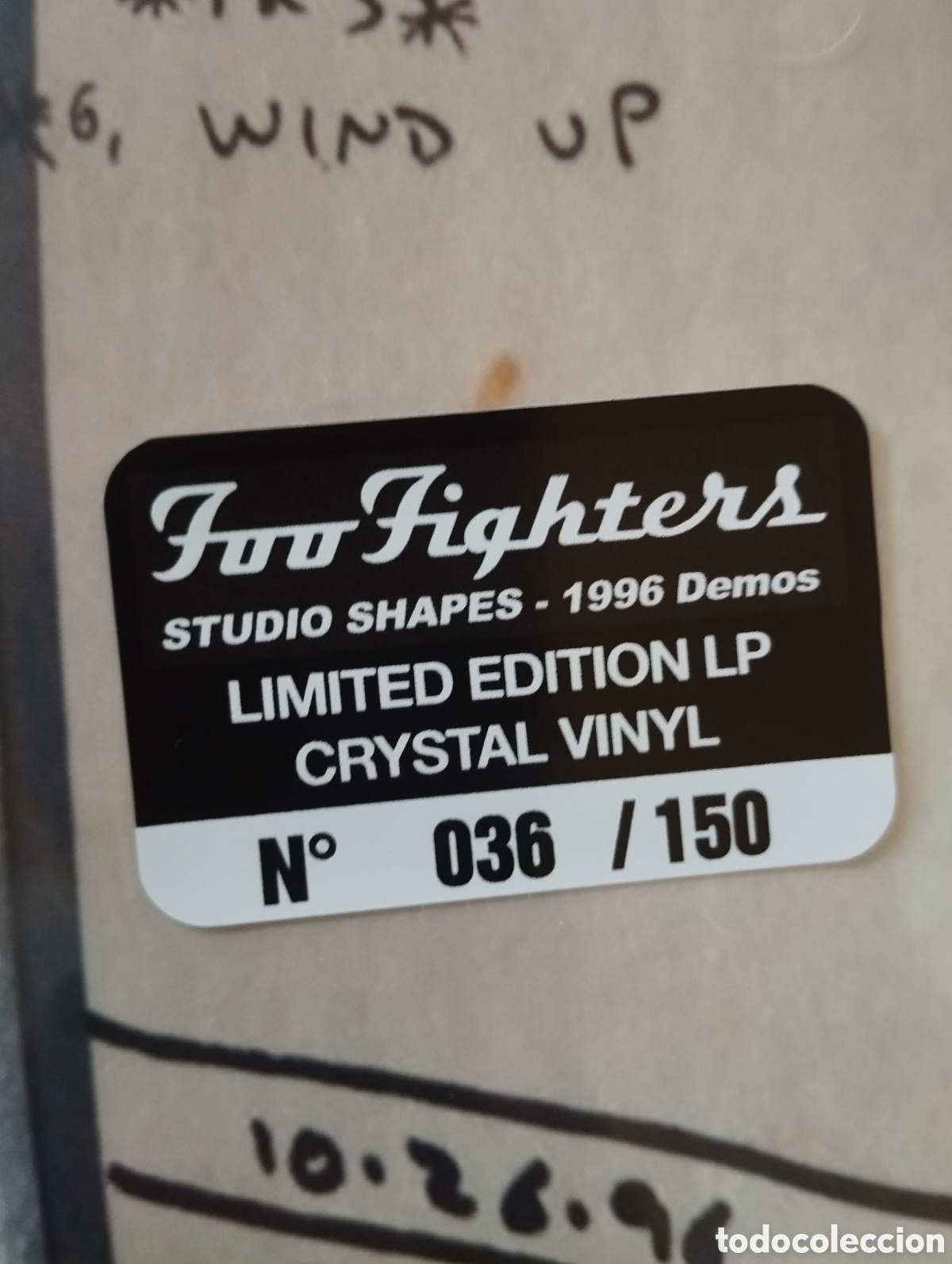 Discos de vinilo: Foo Fighters - Studio Shapes - 1996 Demos - LP - Foto 2