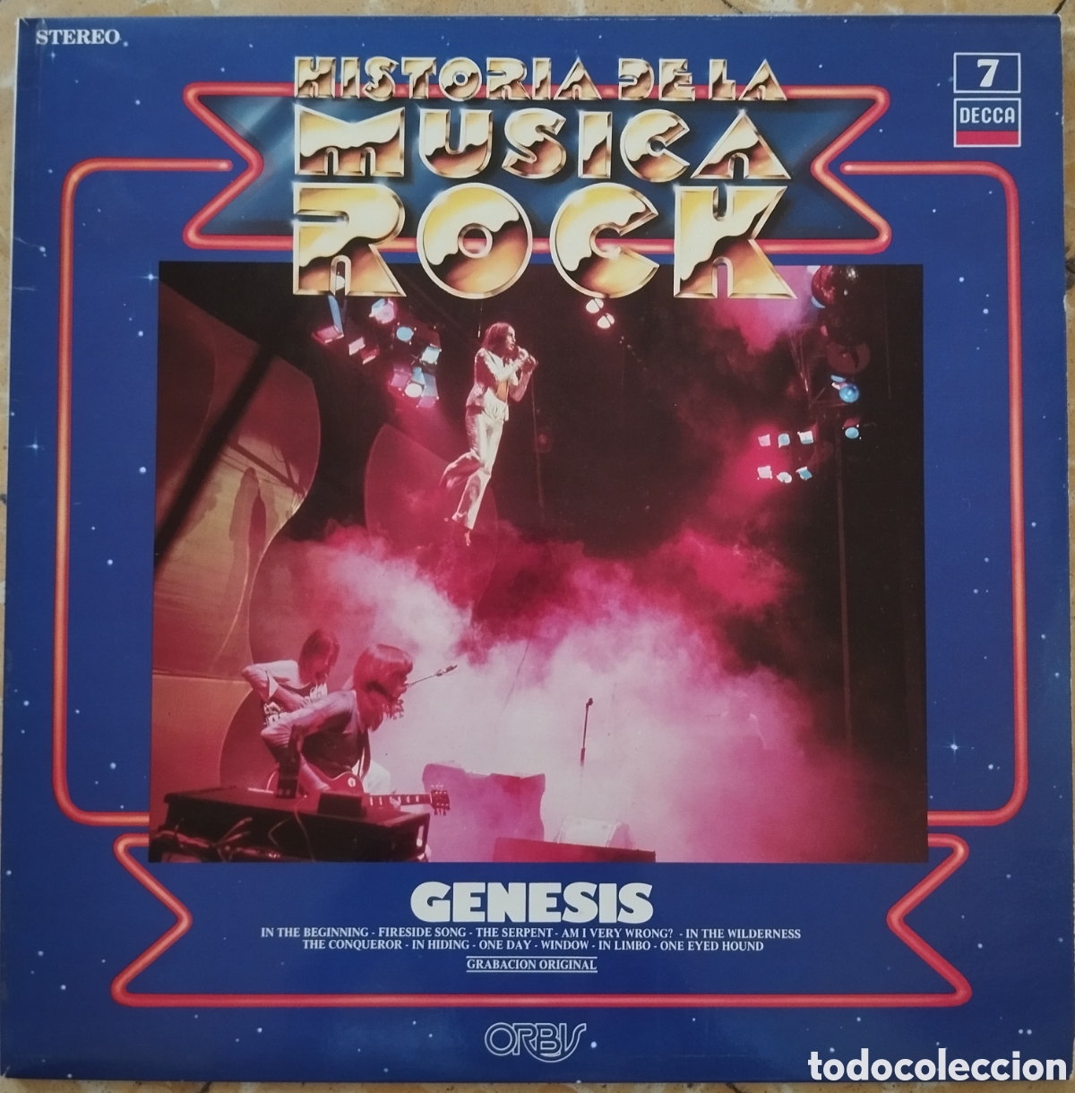 Discos de vinilo: Genesis - Historia de de la M&uacute;sica Rock - LP